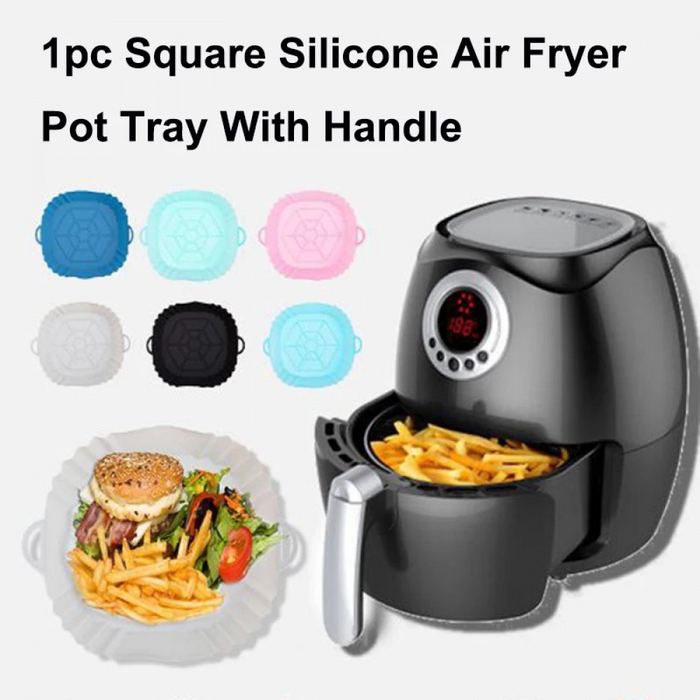 Kitchen Baking Pans - 1Pc Silicone Air Fryer Pot Tray