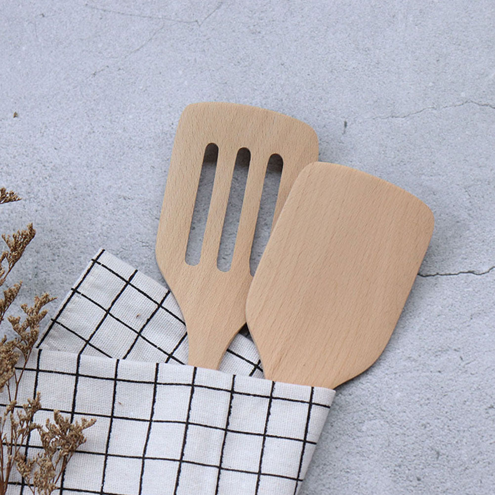 Baking Kitchen Set - 2Pcs Premium Wooden Baking Shovel Set