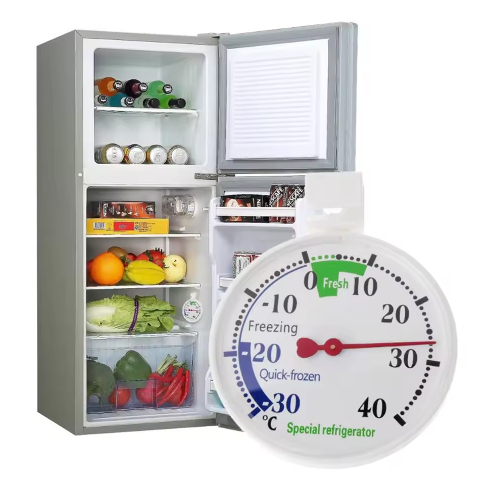 Kitchen Quiz - Mini Round Temperature Sensor Meter -30-40°C