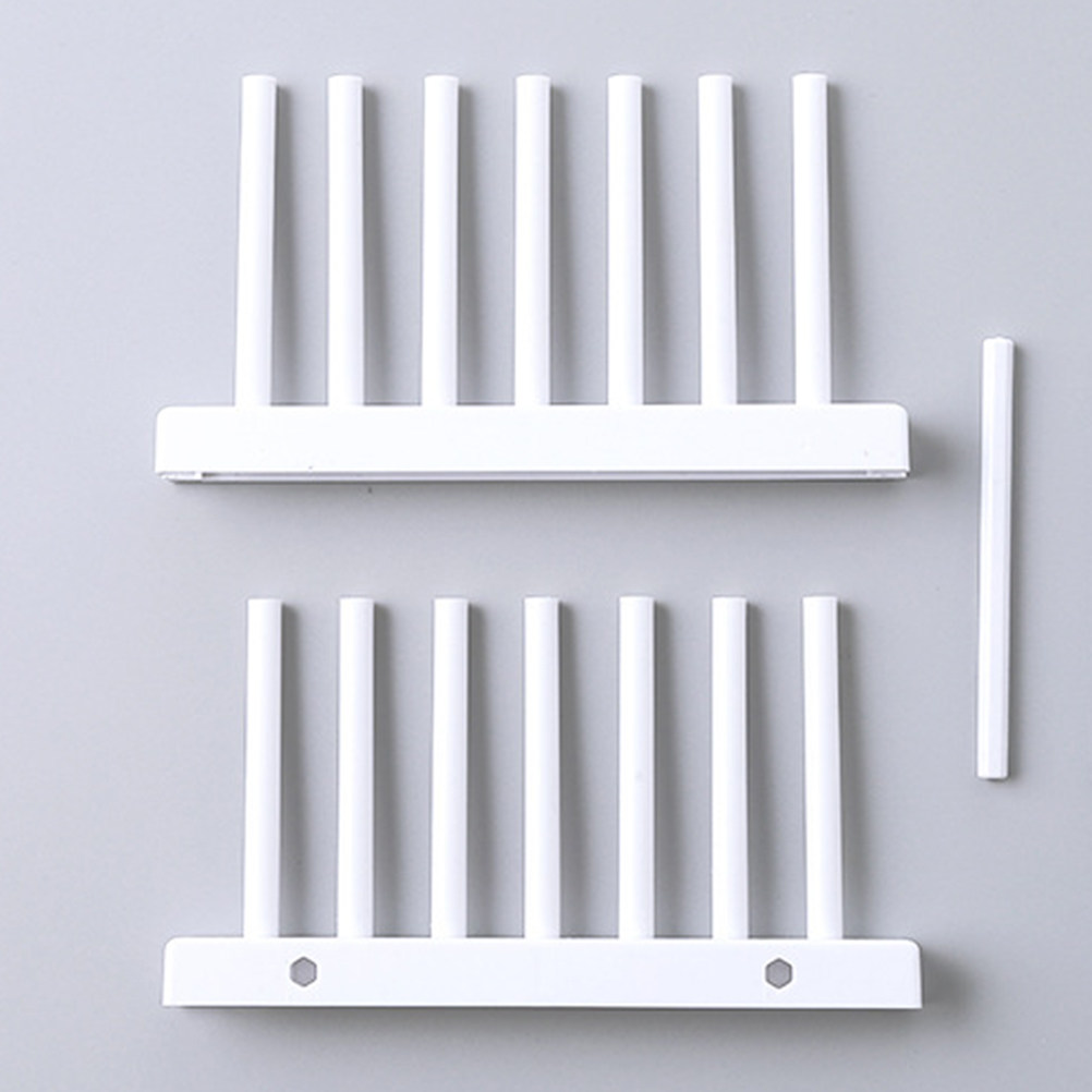 Kitchen Baking Sheet Organizer - Plastic Dish Rack Kitchen Storage Organizer