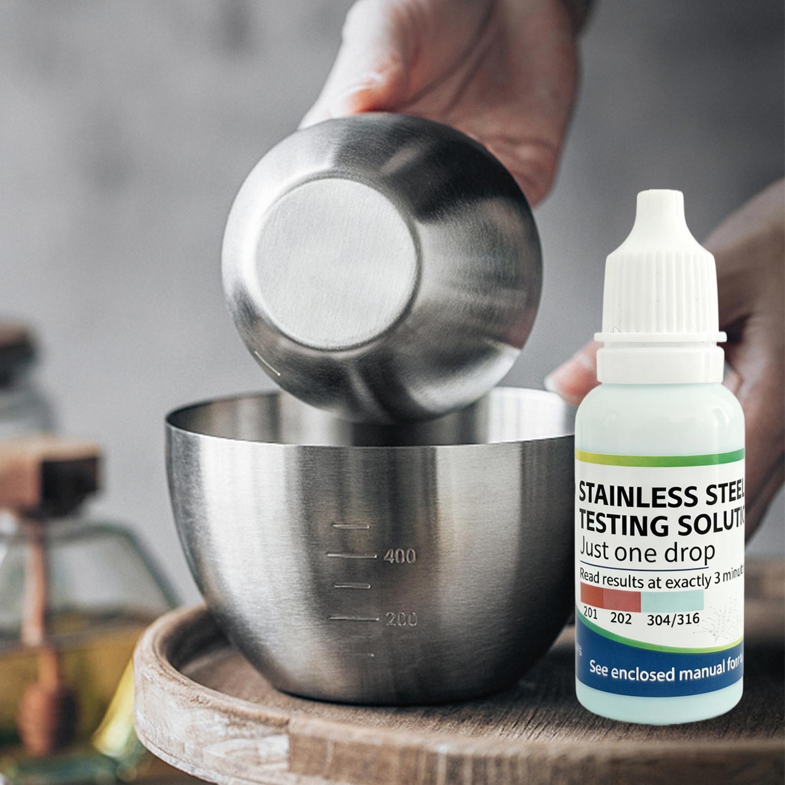 Kitchen Quiz - 15ml Stainless Steel Test Liquid Reagent