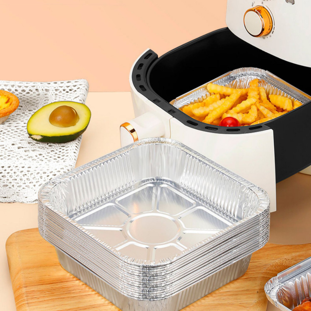 Kitchen Baking Pans - 20CM Air Fryer Aluminum Foil Pan