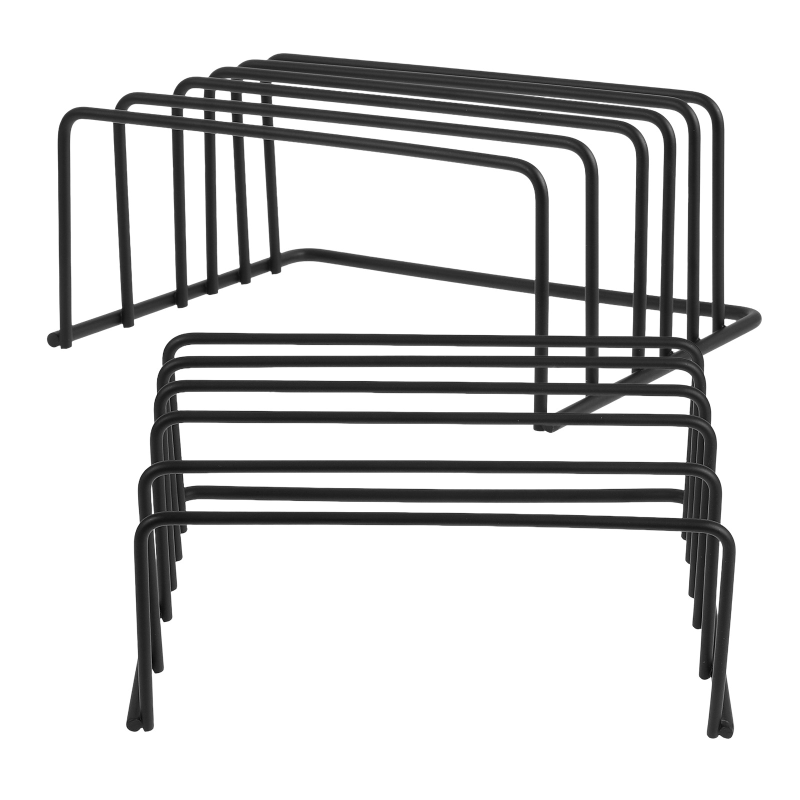 Kitchen Baking Sheet Organizer - 2Pcs Heavy Duty Metal Kitchen Organizer