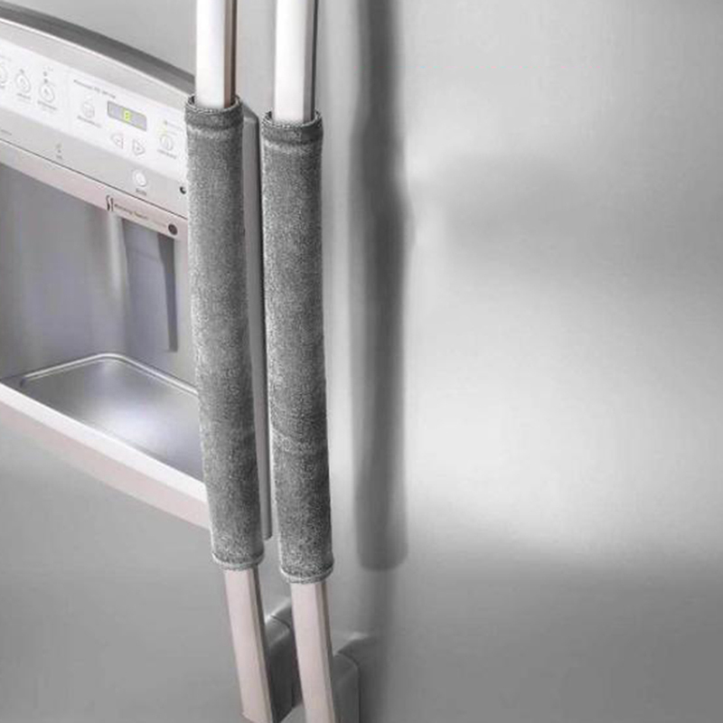 Kitchen Baking Gloves - 2Pcs Refrigerator Door Handle Cover Kitchen