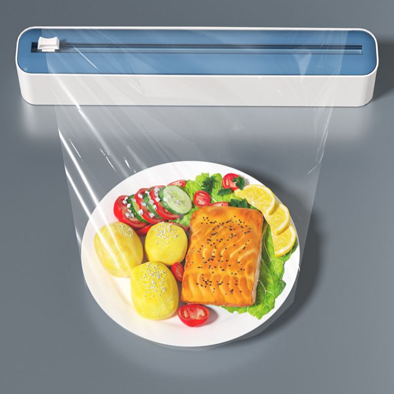 Kitchen Baking Sheet Organizer - Universal Kitchen No-tear Cutting Dispenser Magnetic