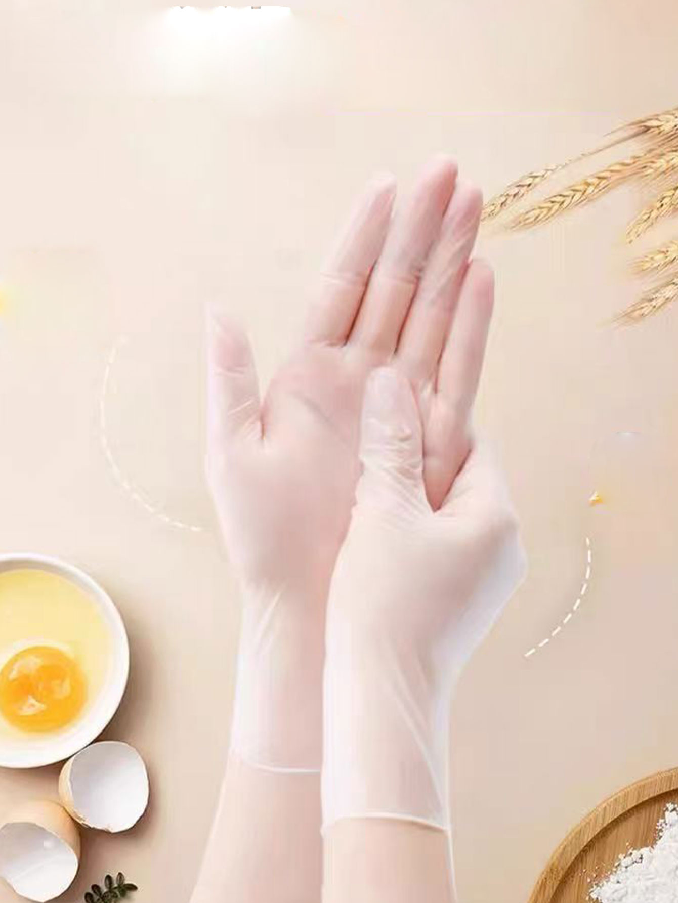 Disposable Gloves, Food-Grade, - Kitchen Baking Gloves 리뷰 및 가격