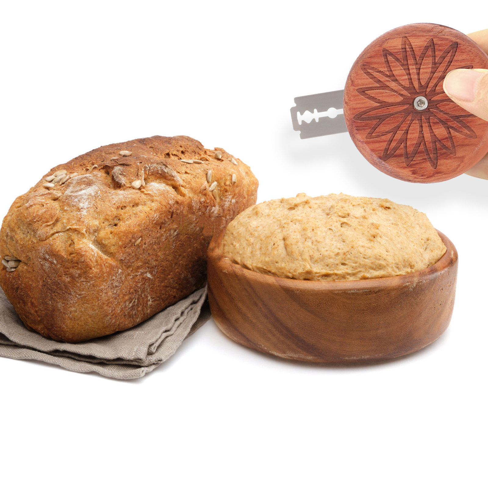 1 Set Of Wooden Bread Scoring  - Baking Kitchen Set 리뷰 및 가격