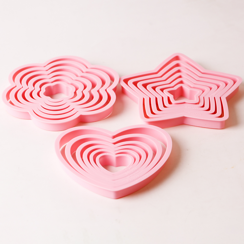 1set/3sets Pink Heart Star Flo - Baking Kitchen Set 리뷰 및 가격