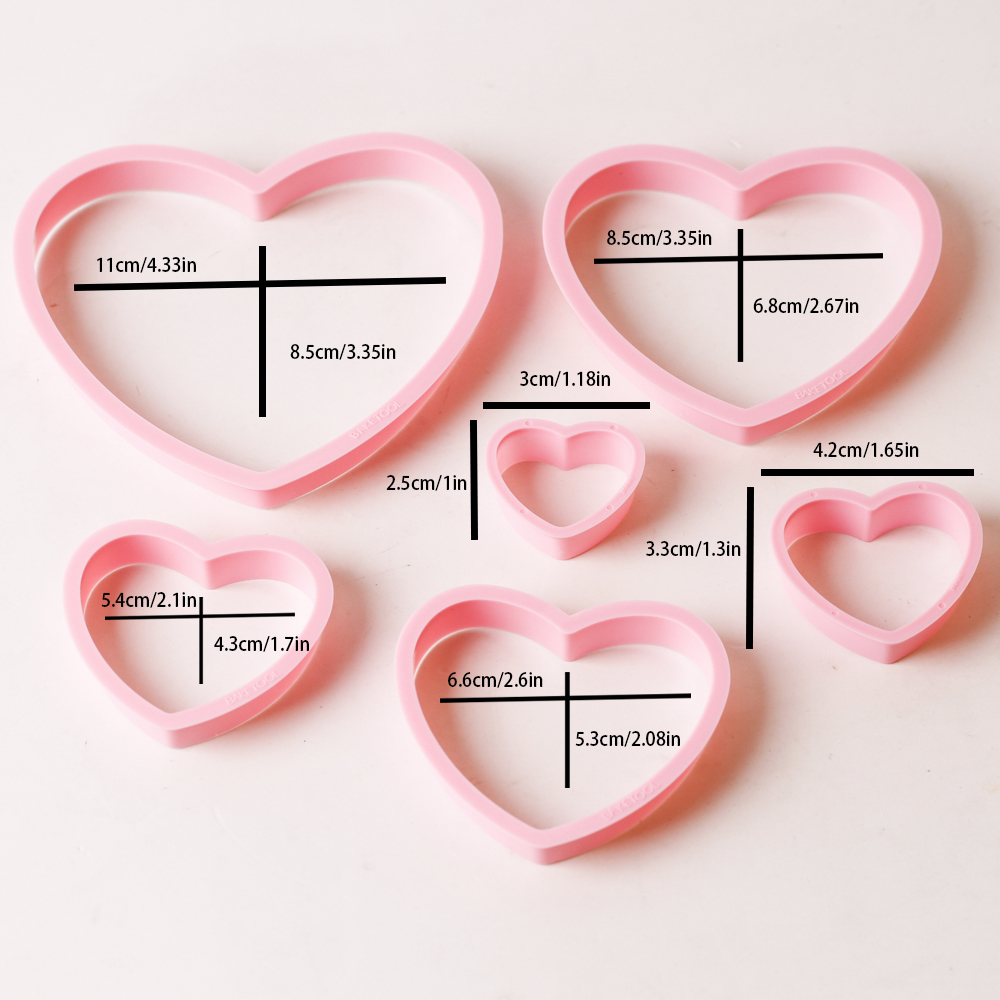 1set/3sets Pink Heart Star Flo - Baking Kitchen Set 리뷰 및 가격