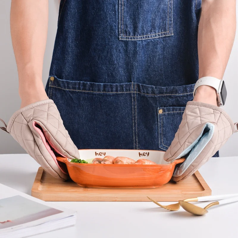 1pc Kitchen Anti scald Oven Gl - Kitchen Baking Gloves 리뷰 및 가격