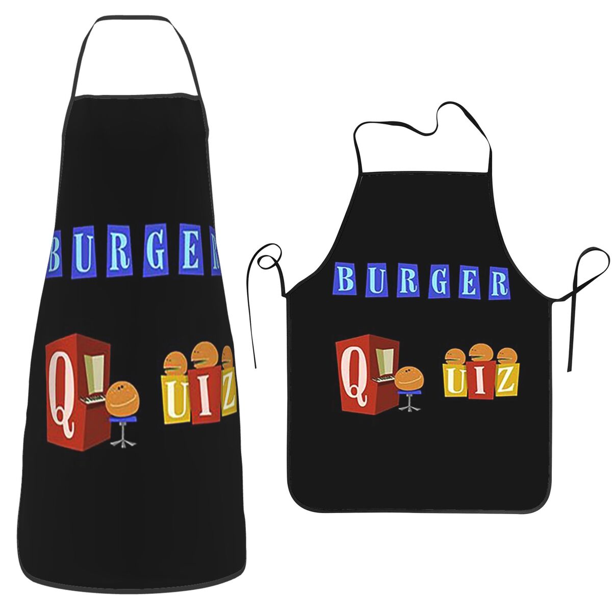 Burger Quiz New Logo Aprons Ch - Kitchen Quiz 리뷰 및 가격