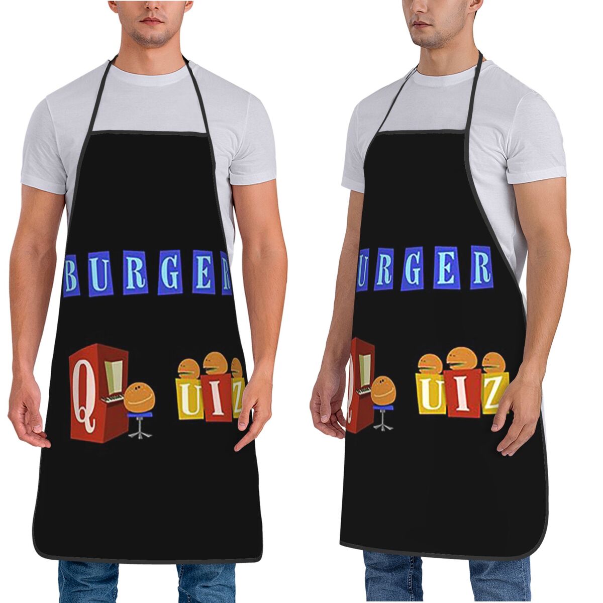 Burger Quiz New Logo Aprons Ch - Kitchen Quiz 리뷰 및 가격