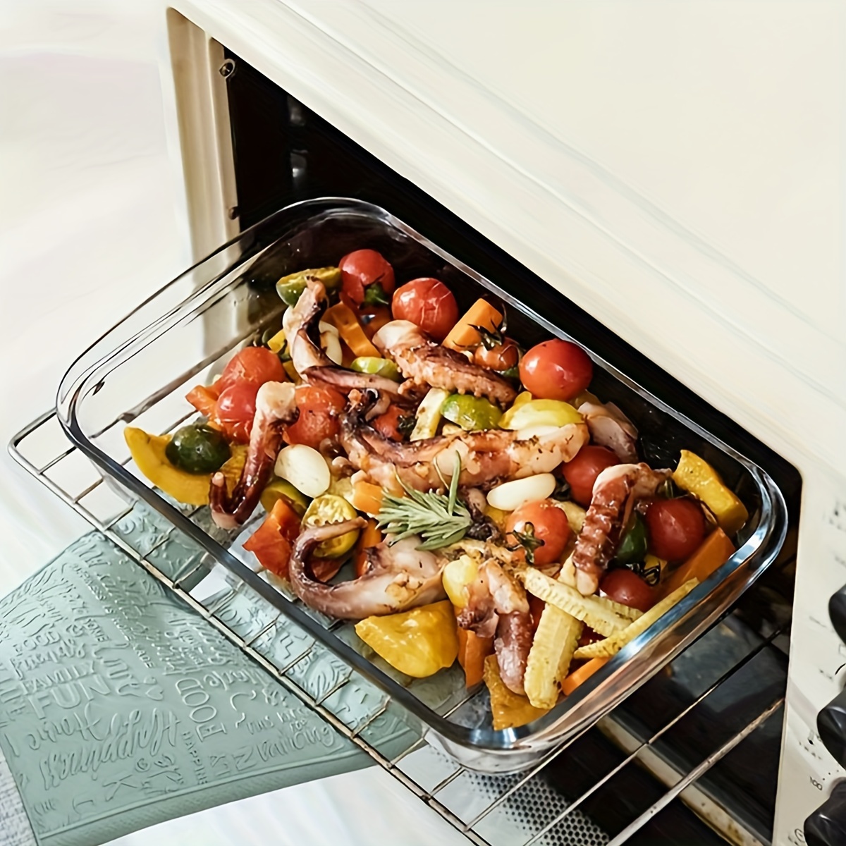 Glass Bakeware Platter, Oven-S - Kitchen Essentials Baking Tray 리뷰 및 가격