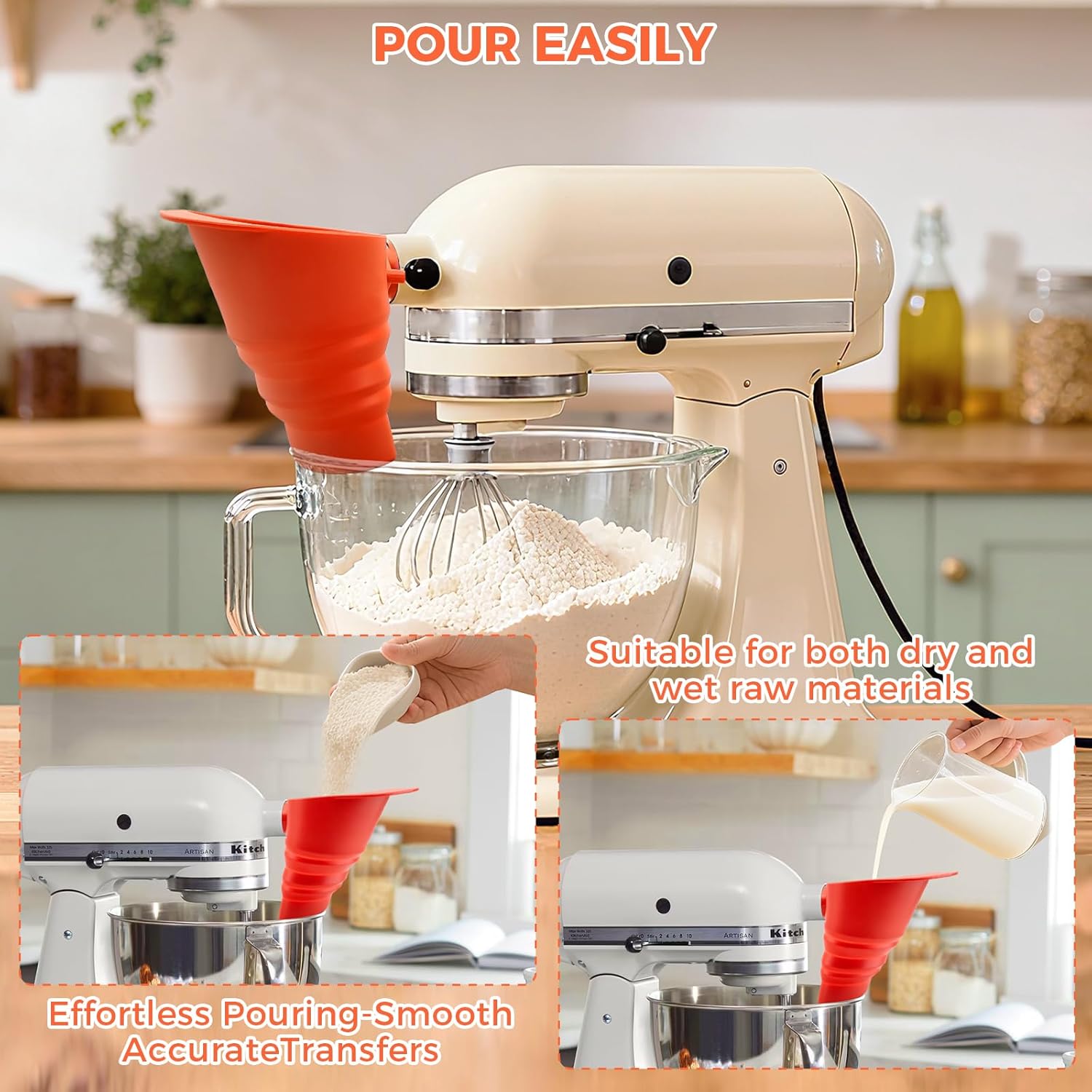 Food Grade BPA-Free Silicone F - Kitchen Aid Baking Mixer 리뷰 및 가격