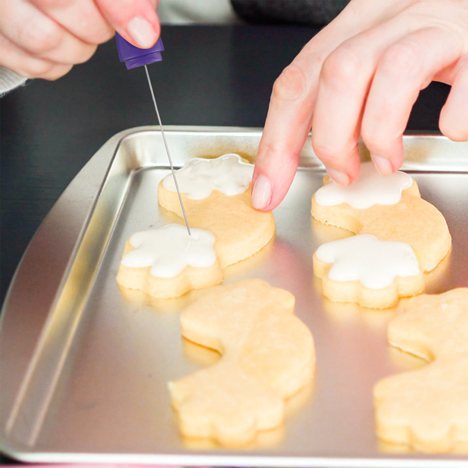 2Pcs Ergonomic Handle Cake Tes - Kitchen Quiz 리뷰 및 가격