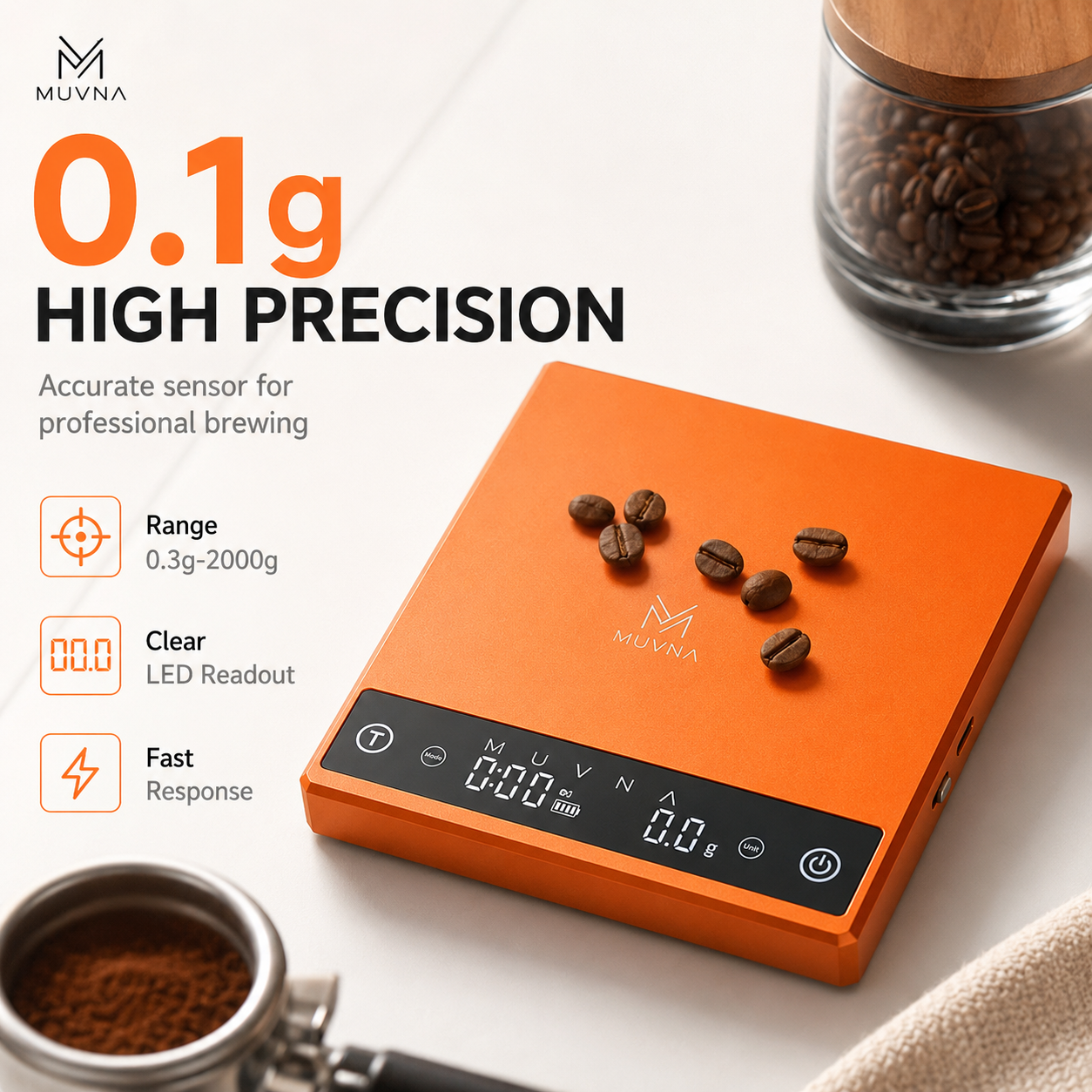 MUVNA Coffee Scale Espresso Sc - Kitchen Scale Precise 리뷰 및 가격