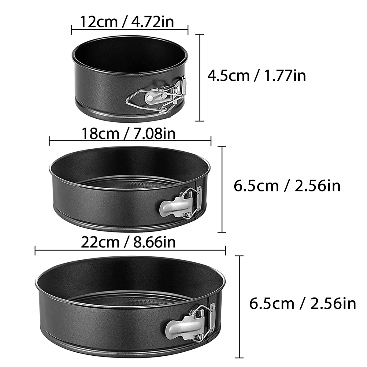 1PC, 3PCS Cake Pan Set, Round  - Kitchen Baking Pans 리뷰 및 가격