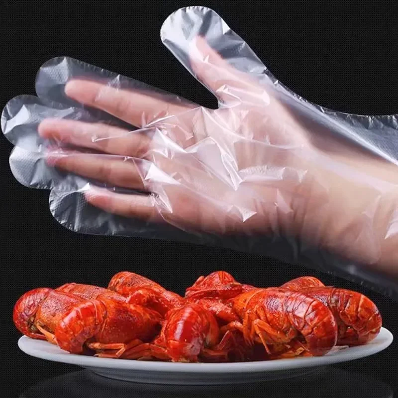 1000/100Pcs Transparent Dispos - Kitchen Baking Gloves 리뷰 및 가격