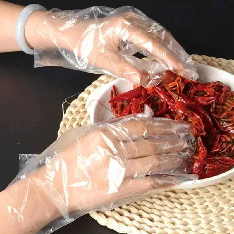 1000/100Pcs Transparent Dispos - Kitchen Baking Gloves 리뷰 및 가격