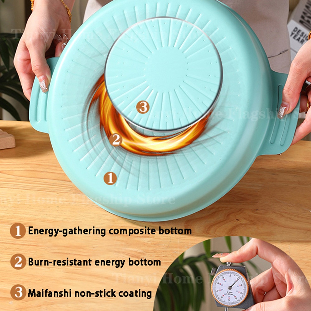 Grill Pan Round Non-Stick Barb - Kitchen Baking Containers 리뷰 및 가격
