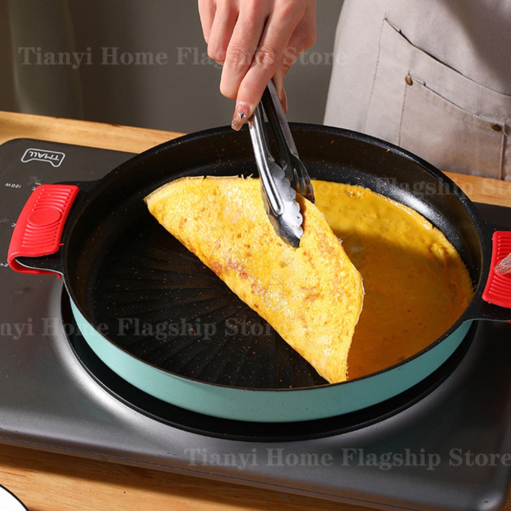 Grill Pan Round Non-Stick Barb - Kitchen Baking Containers 리뷰 및 가격
