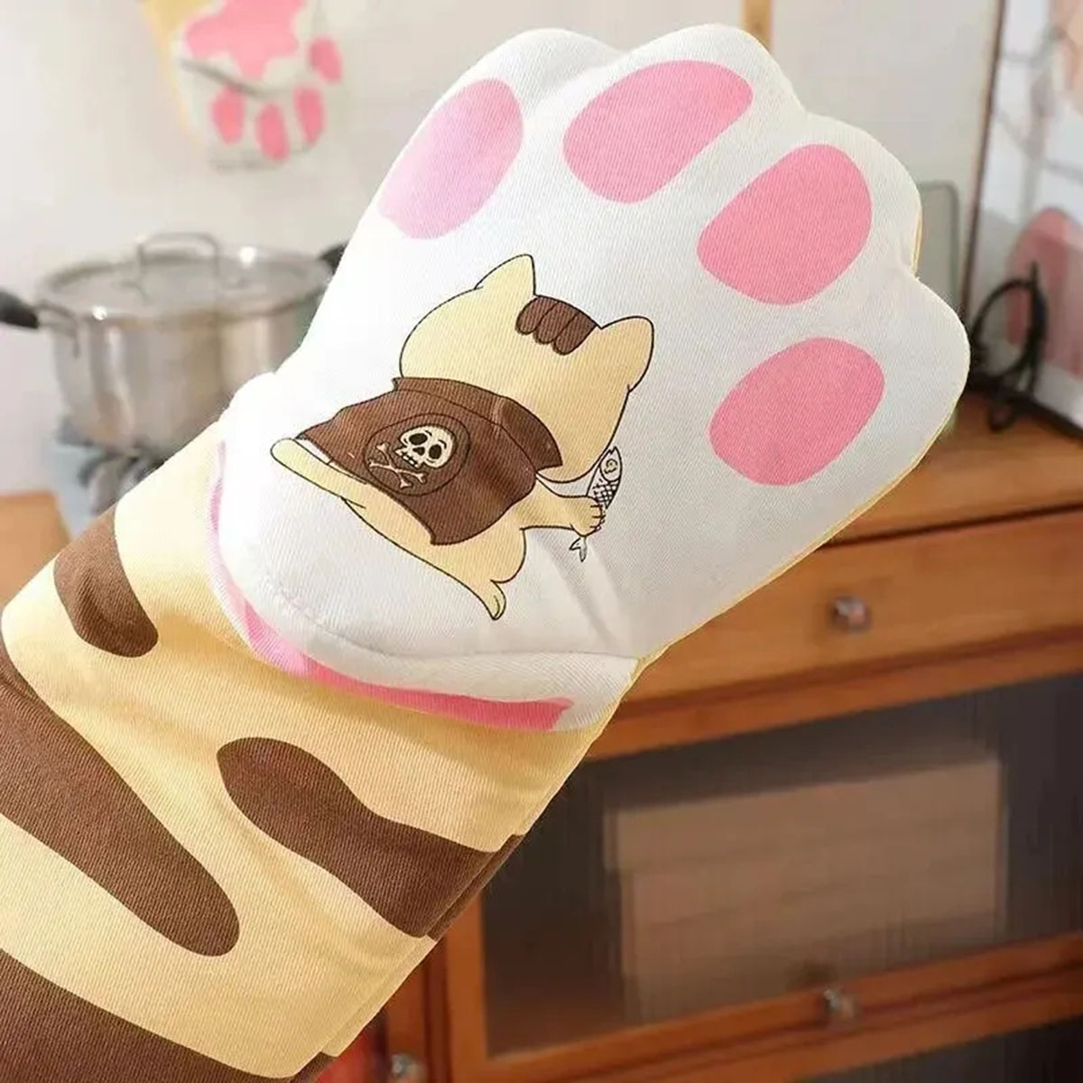 Microwave Long Cotton Gloves C - Kitchen Baking Gloves 리뷰 및 가격