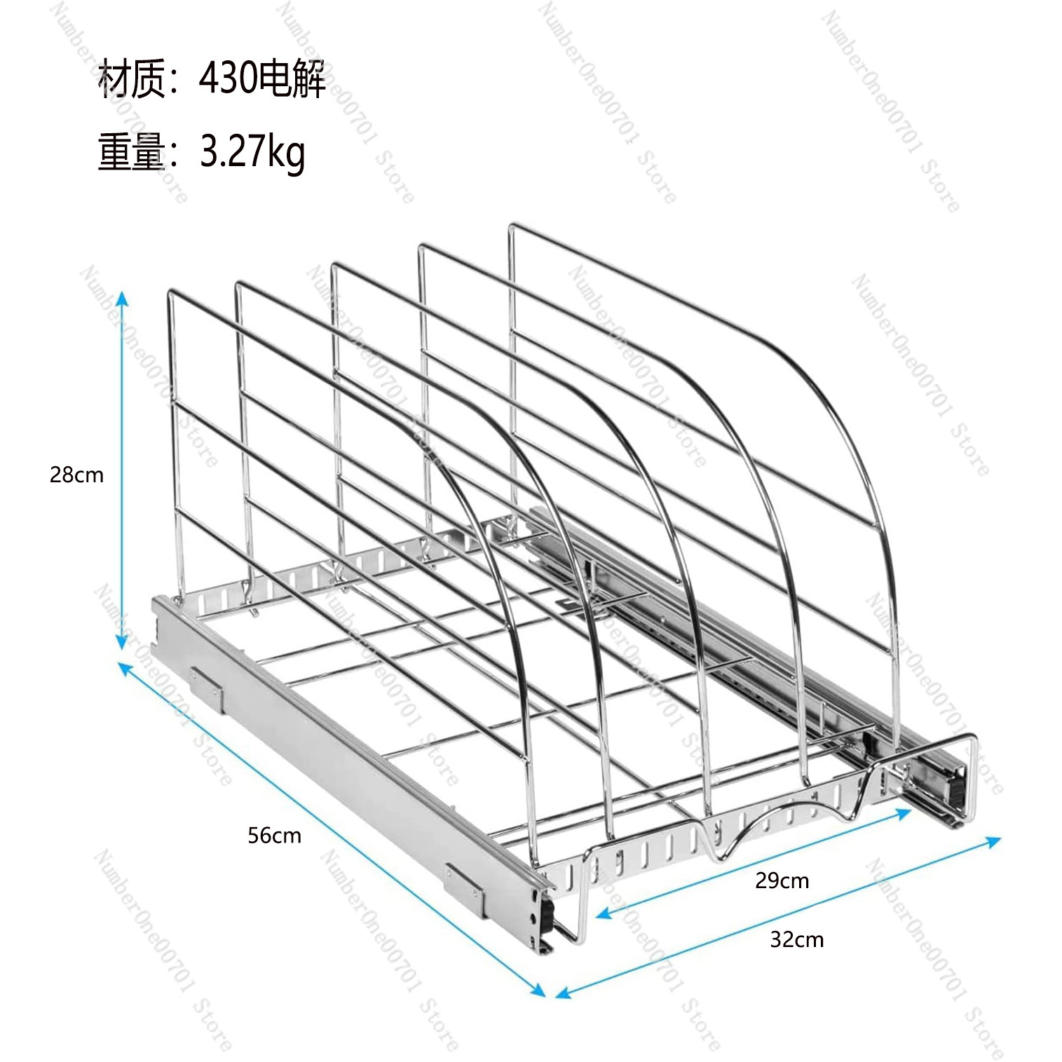 Slide-Out Kitchen Cabinet Orga - Kitchen Cabinet Baking Sheet Organizer 리뷰 및 가격