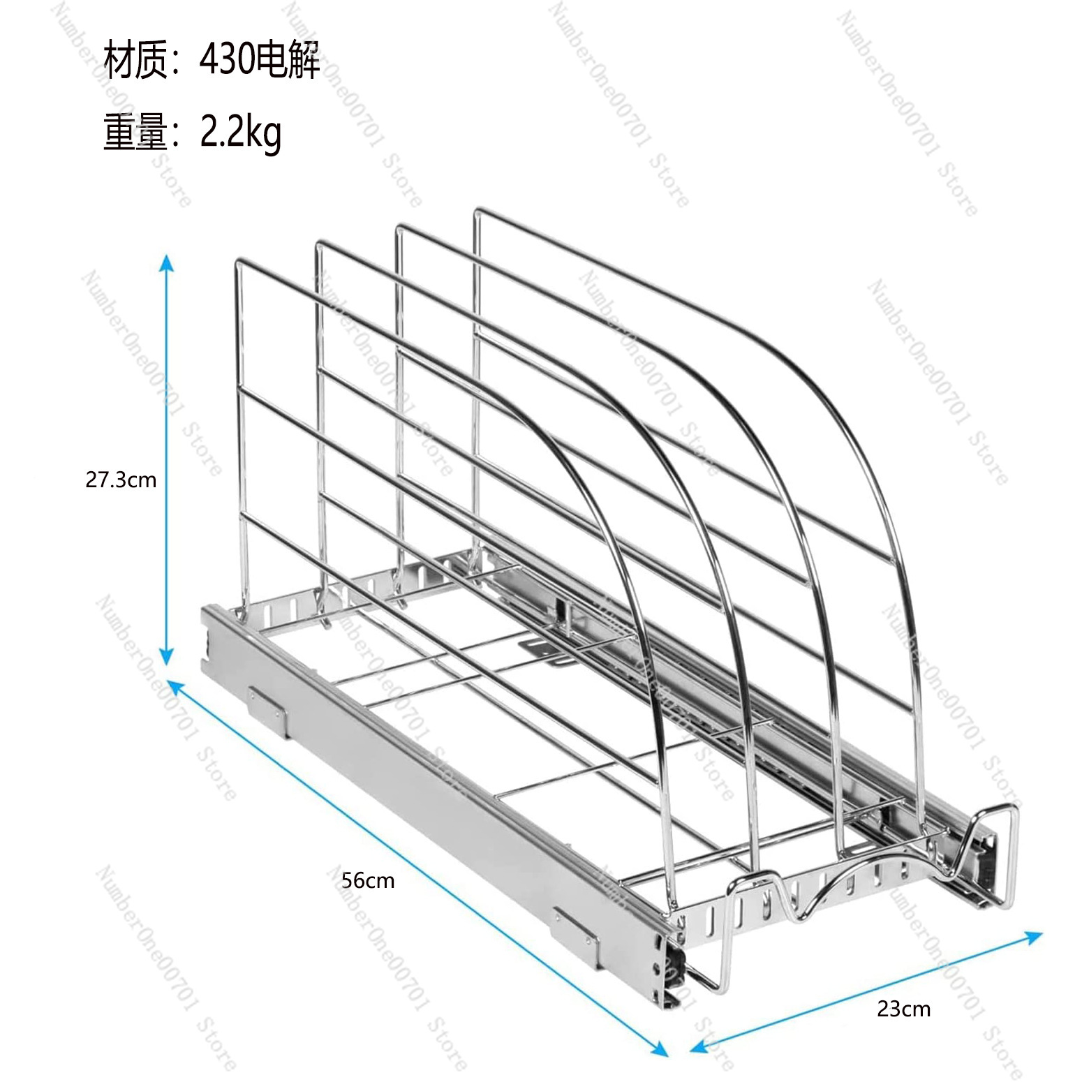 Slide-Out Kitchen Cabinet Orga - Kitchen Cabinet Baking Sheet Organizer 리뷰 및 가격