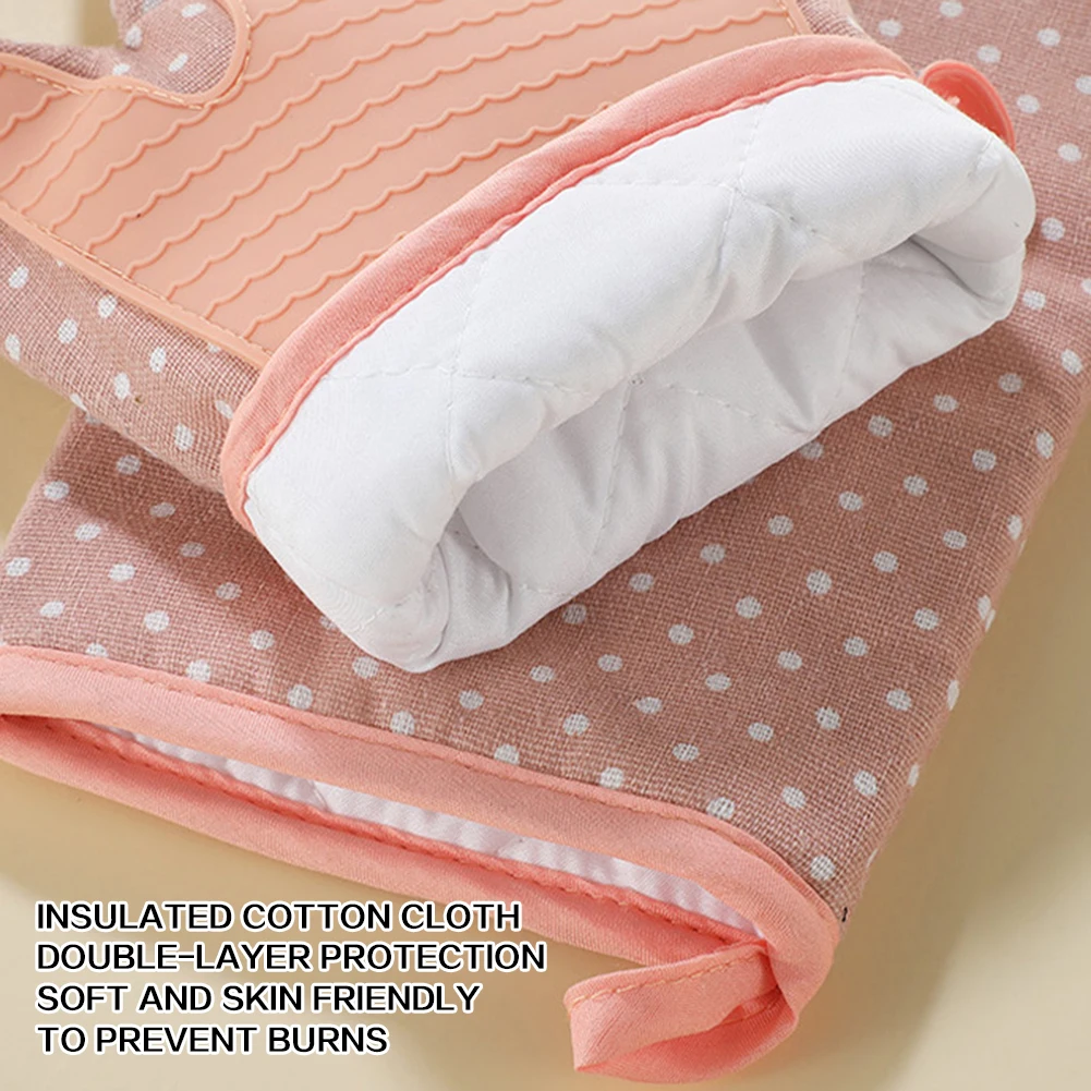 Silicone Oven Mitts Heat Resis - Kitchen Baking Gloves 리뷰 및 가격
