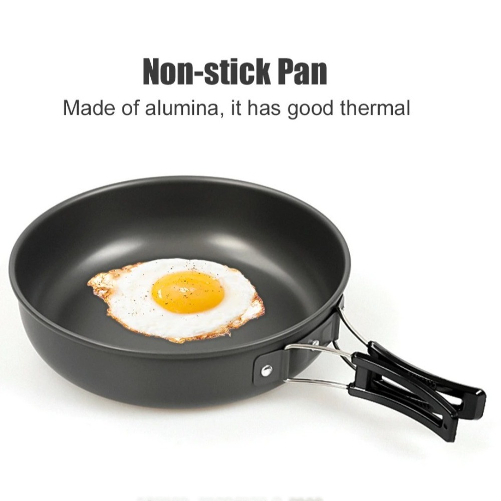 Non-stick Camping Frying Pan w - Kitchen Baking Pan Set 리뷰 및 가격