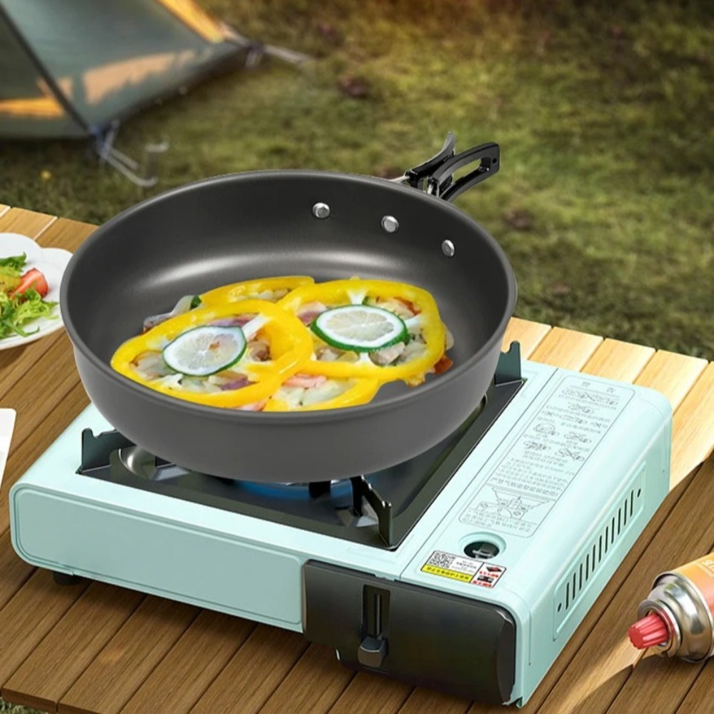 Non-stick Camping Frying Pan w - Kitchen Baking Pan Set 리뷰 및 가격