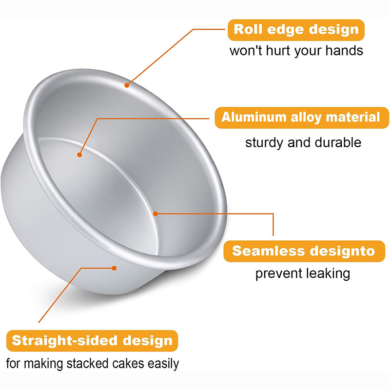 6/12Pcs Aluminum Mini Cake Pan - Kitchen Baking Pan Set 리뷰 및 가격