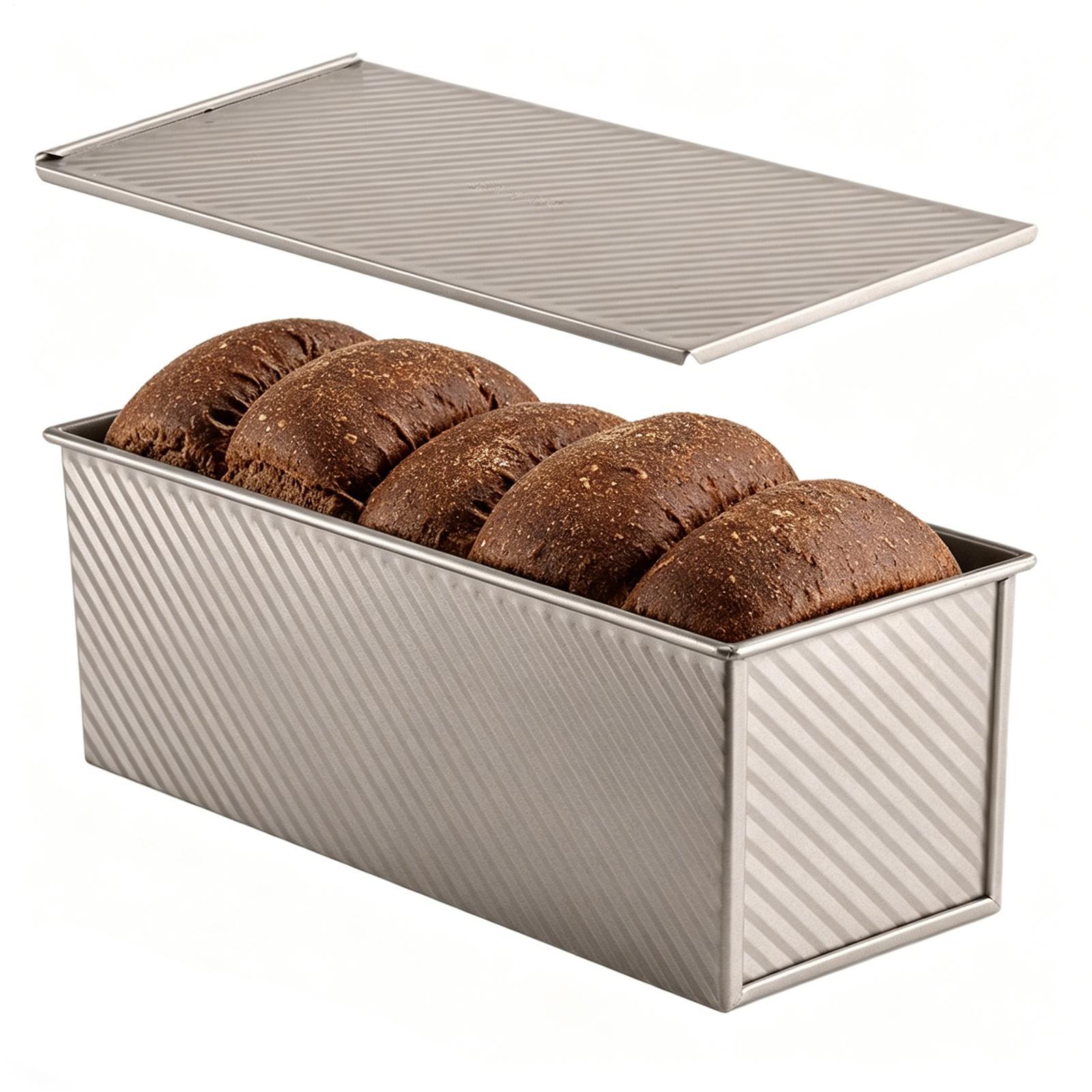 Loaf Pan With Lid Corrugated C - Kitchen Baking Pans 리뷰 및 가격