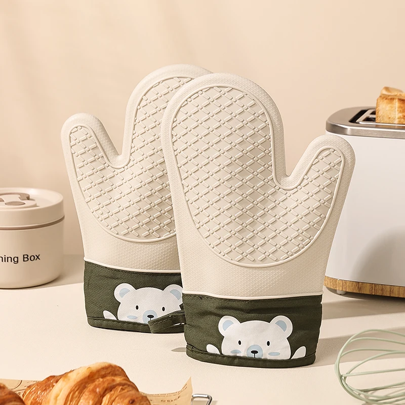 Silicone heat insulation glove - Kitchen Baking Gloves 리뷰 및 가격