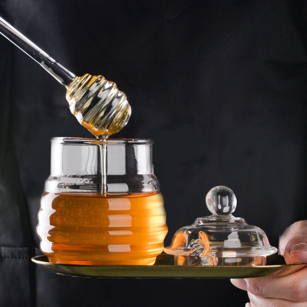 Transparent Honey Pot with Dip - Kitchen Baking Pan Set 리뷰 및 가격
