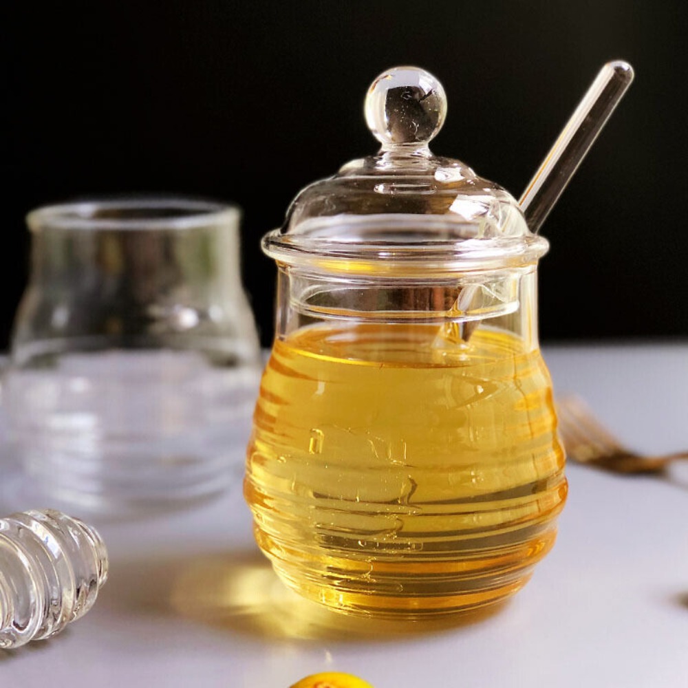 Transparent Honey Pot with Dip - Kitchen Baking Pan Set 리뷰 및 가격