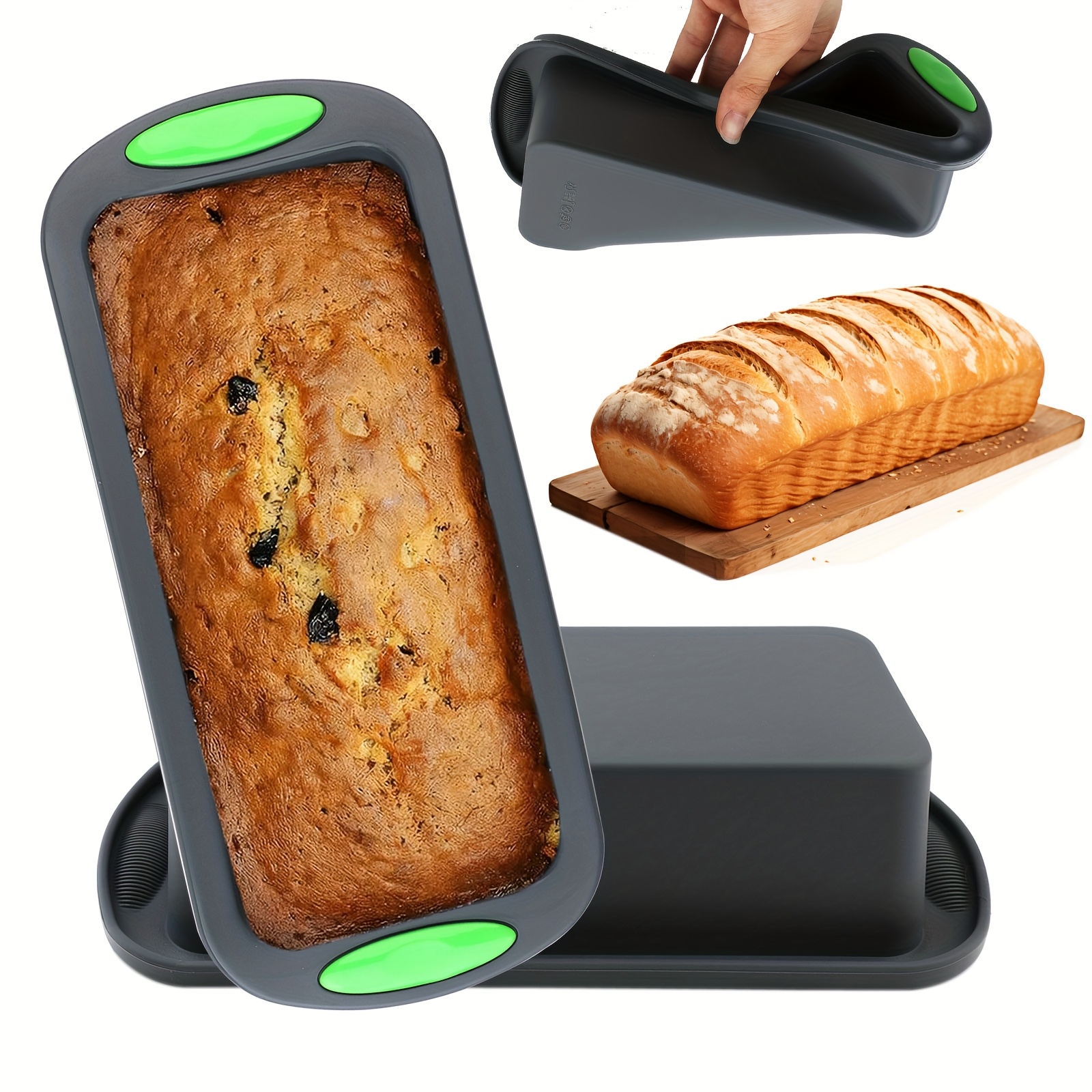1pc Silicone Rectangular Bakin - Kitchen Essentials Baking Tray 리뷰 및 가격