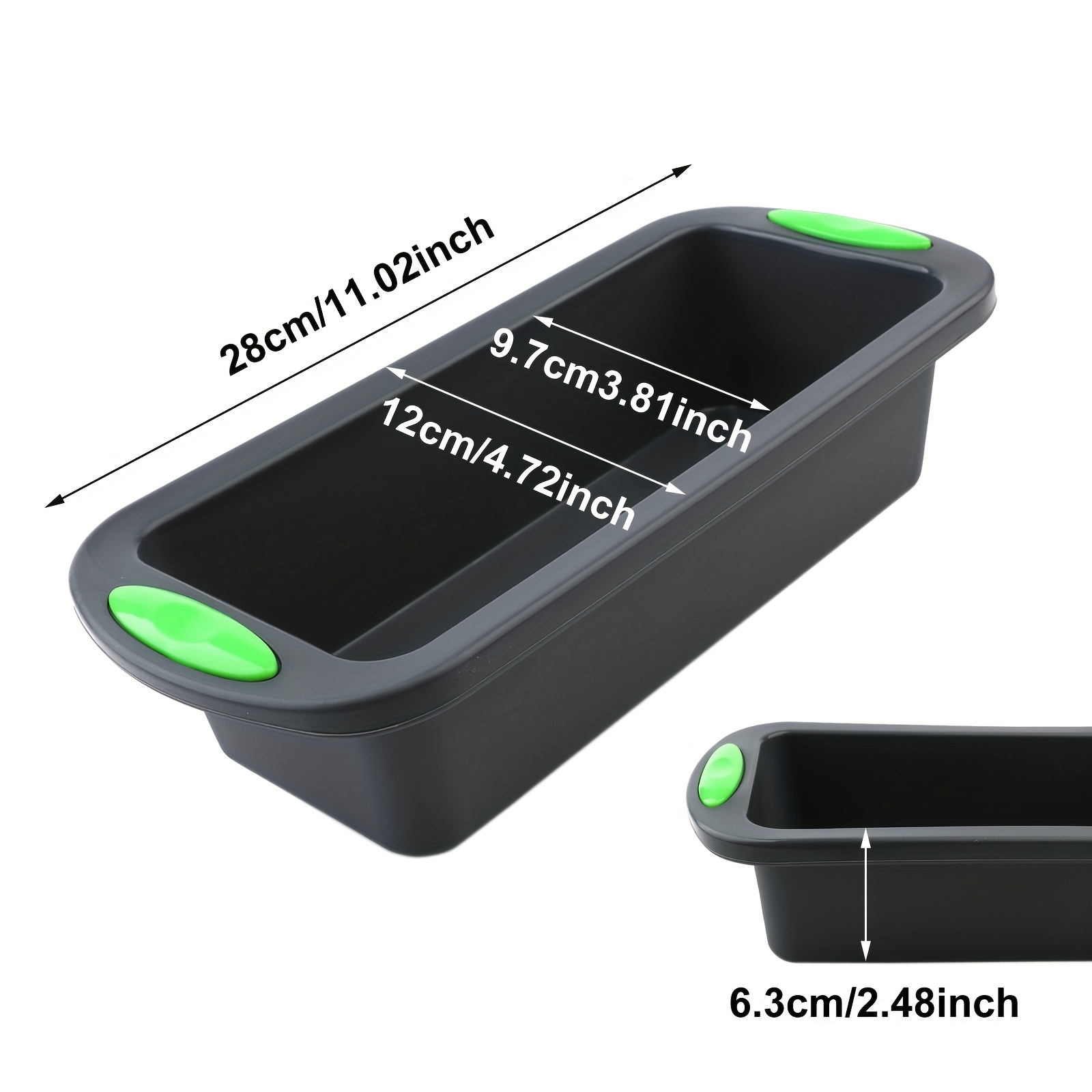 1pc Silicone Rectangular Bakin - Kitchen Essentials Baking Tray 리뷰 및 가격