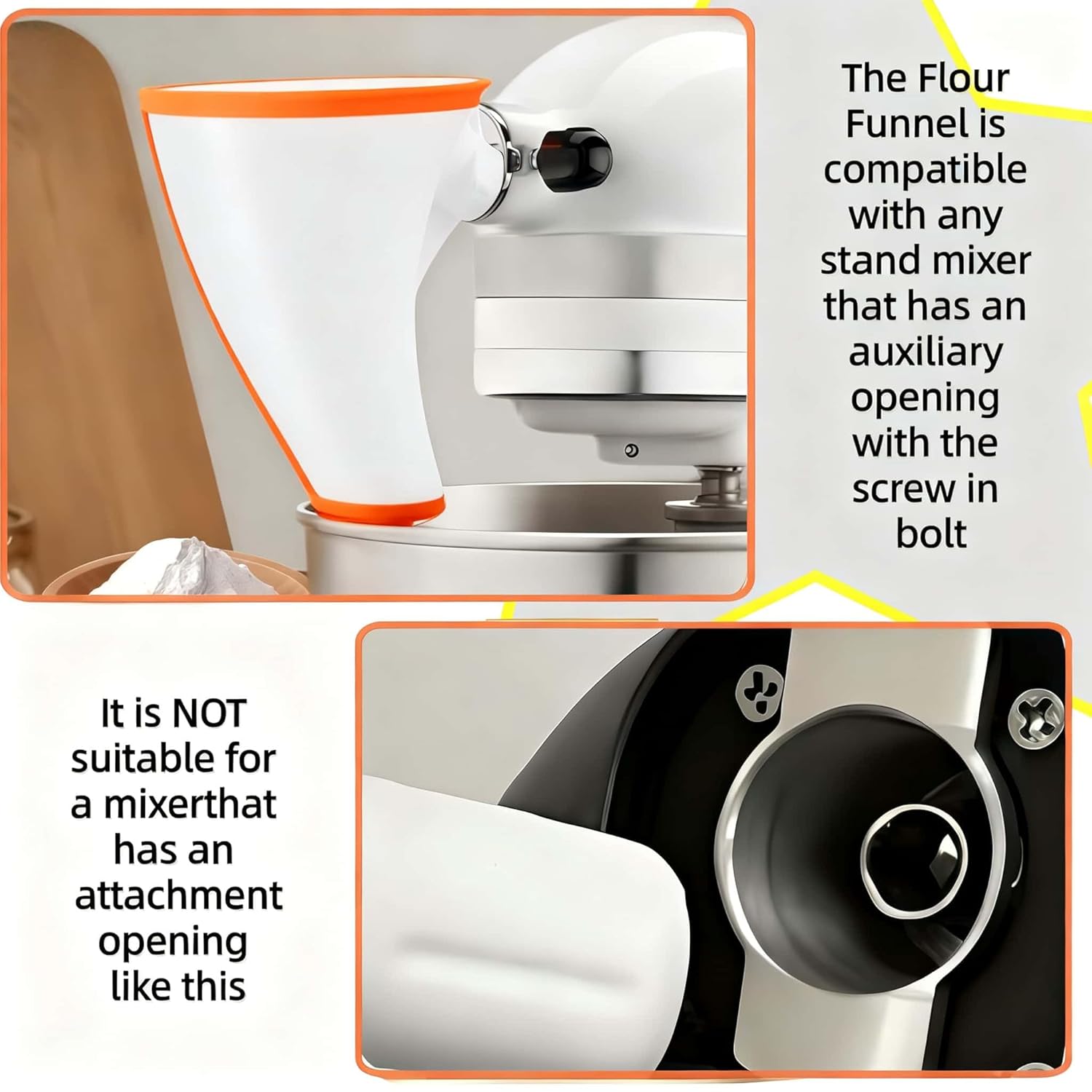 Flour Funne Mixer for Kitchen  - Kitchen Aid Baking Mixer 리뷰 및 가격