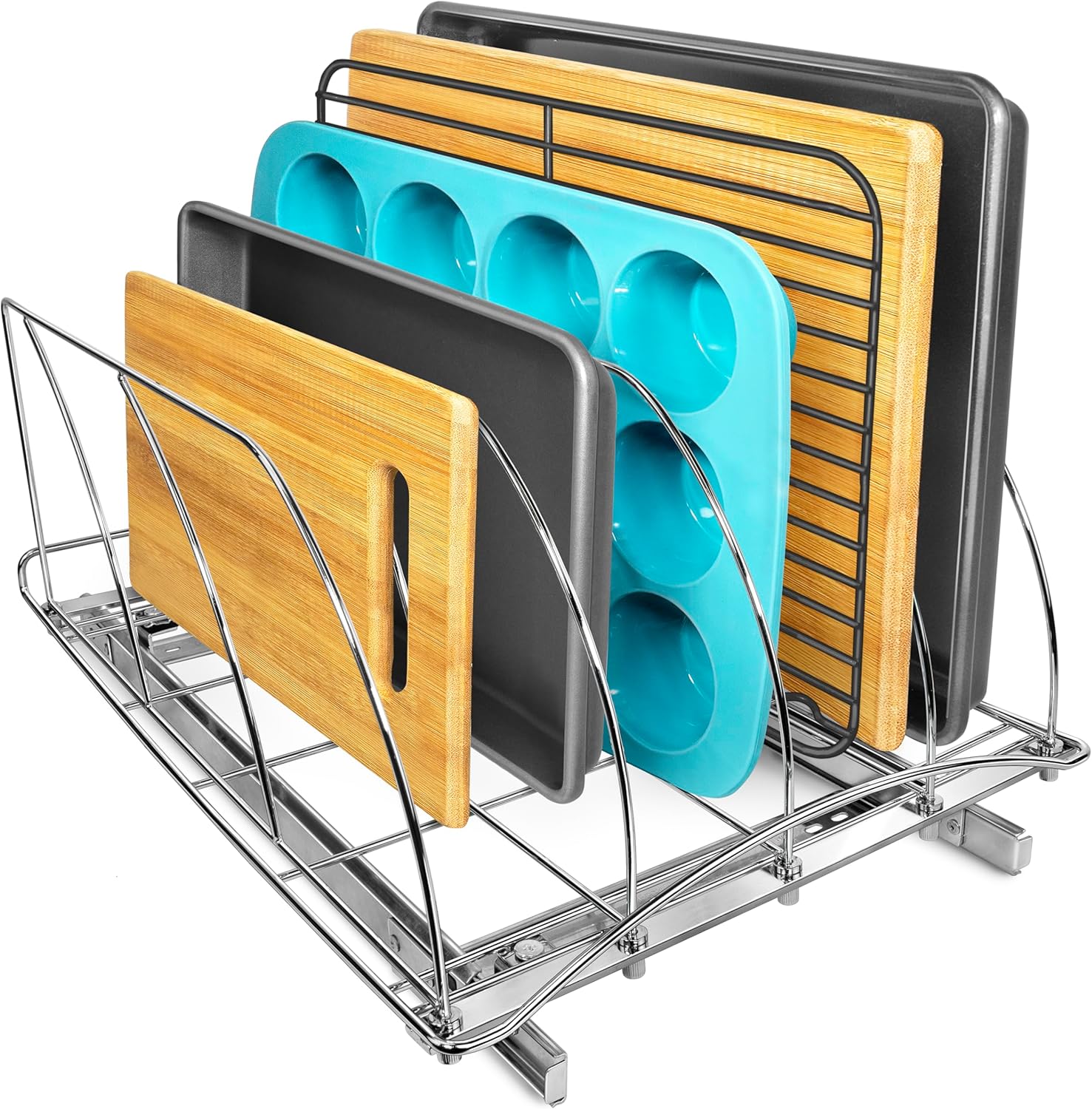 Pull Out Cutting Board, Baking - Kitchen Cabinet Baking Sheet Organizer 리뷰 및 가격