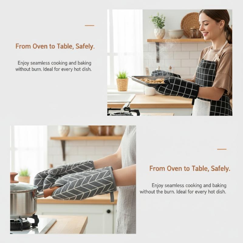 1pc Insulated Kitchen Gloves A - Kitchen Baking Gloves 리뷰 및 가격