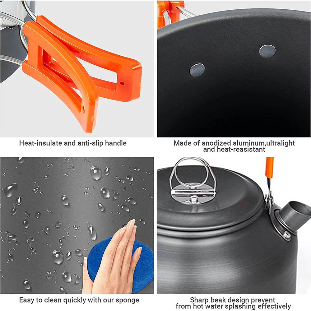 1pcs/1set Camping Cookware Kit - Kitchen Baking Pan Set 리뷰 및 가격