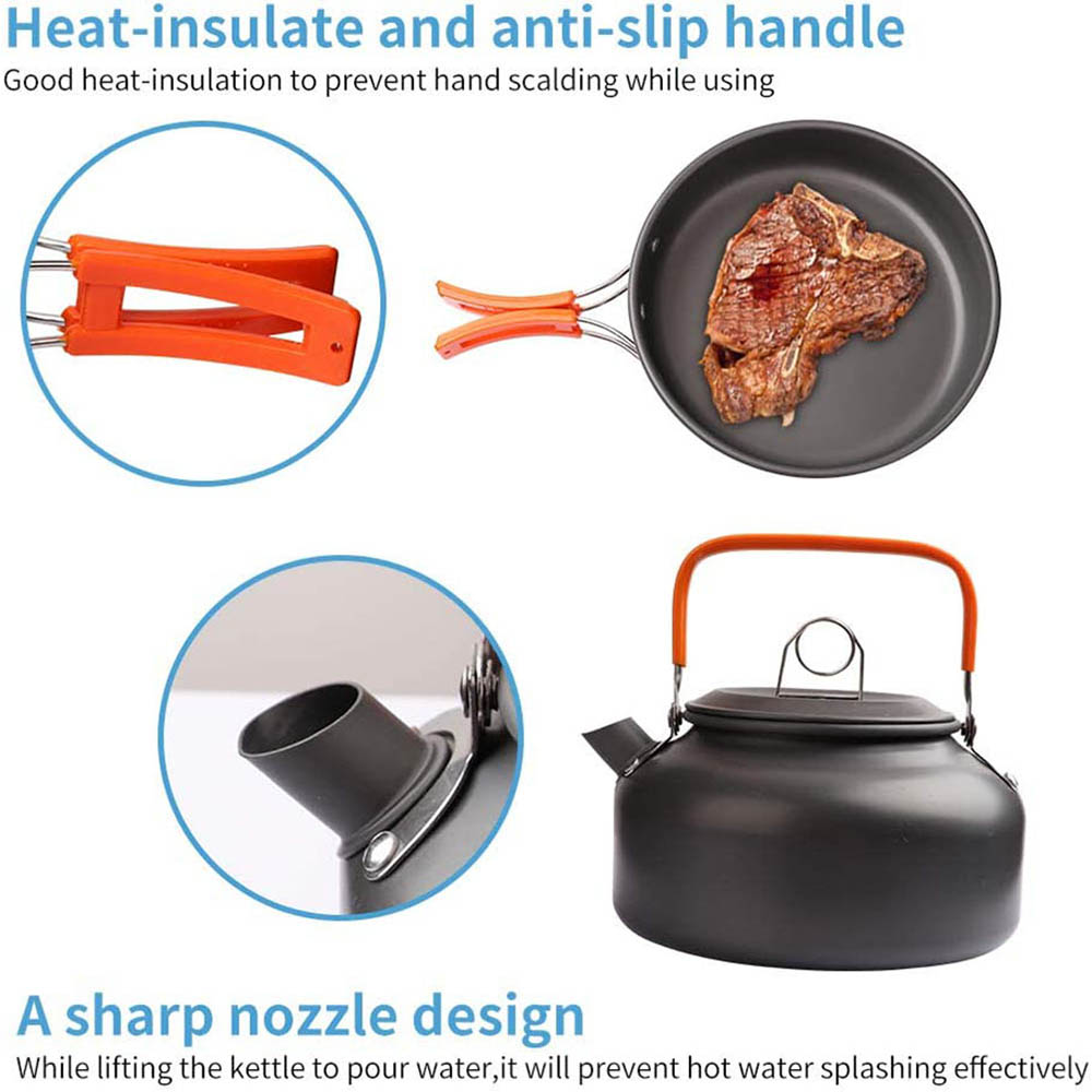 1pcs/1set Camping Cookware Kit - Kitchen Baking Pan Set 리뷰 및 가격