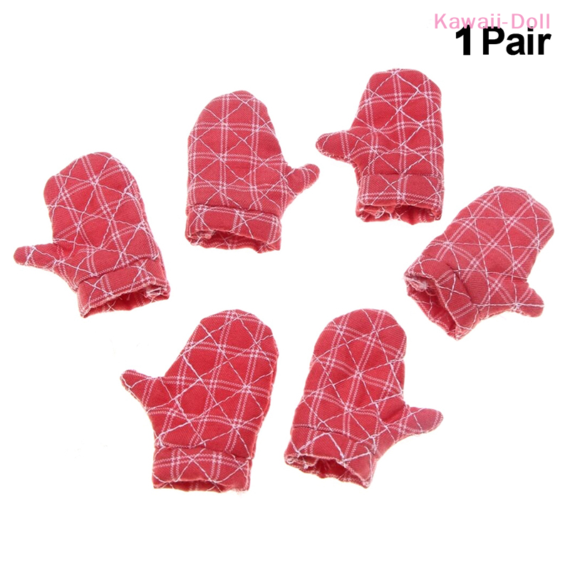 1Pair Doll Miniature Baking Gl - Kitchen Baking Gloves 리뷰 및 가격