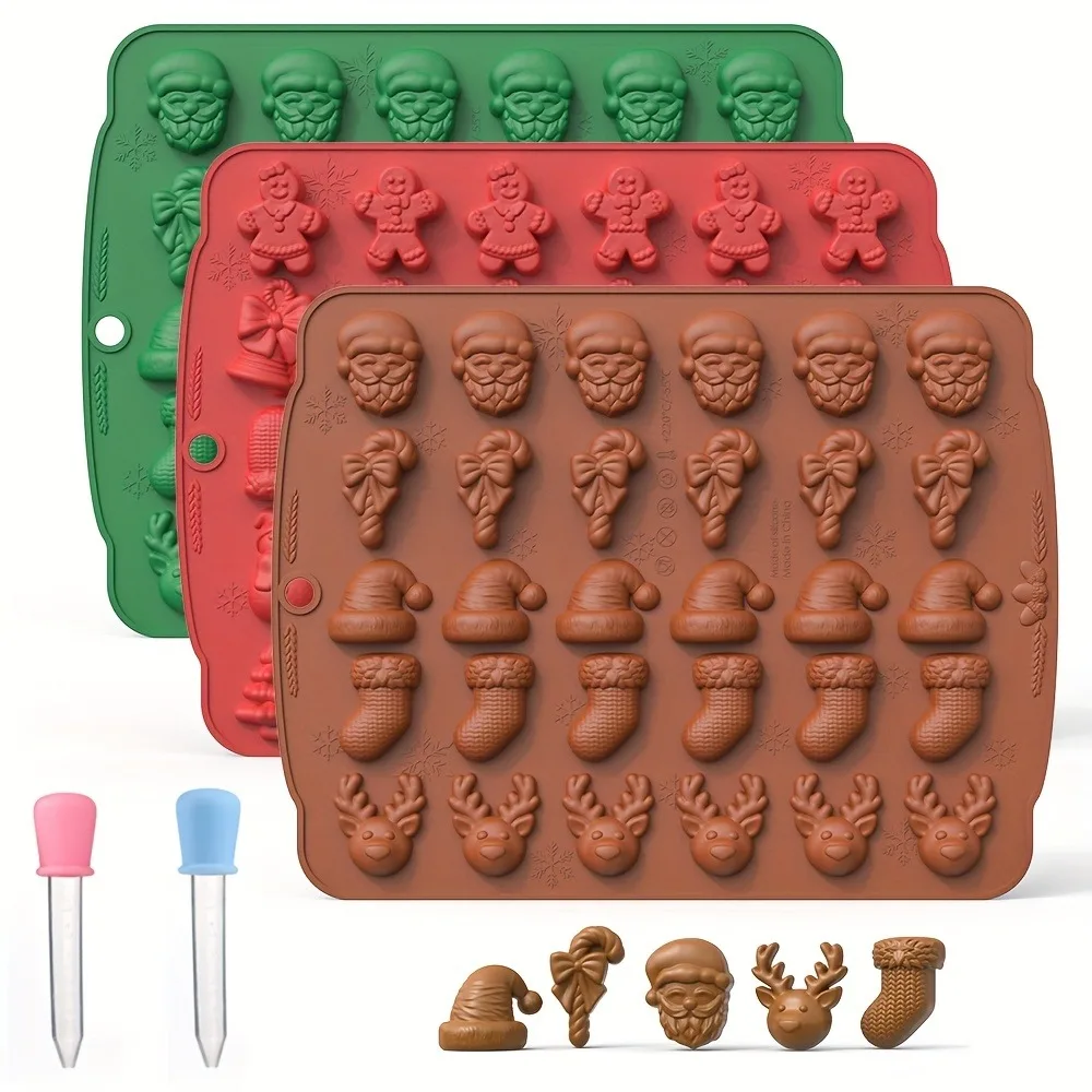 Christmas Silicone Chocolate M - Kitchen Baking Gloves 리뷰 및 가격