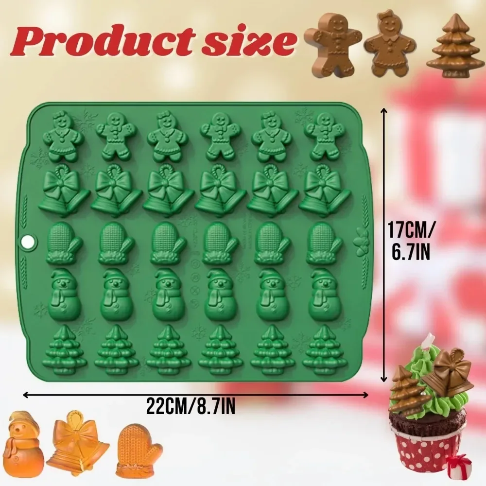 Christmas Silicone Chocolate M - Kitchen Baking Gloves 리뷰 및 가격