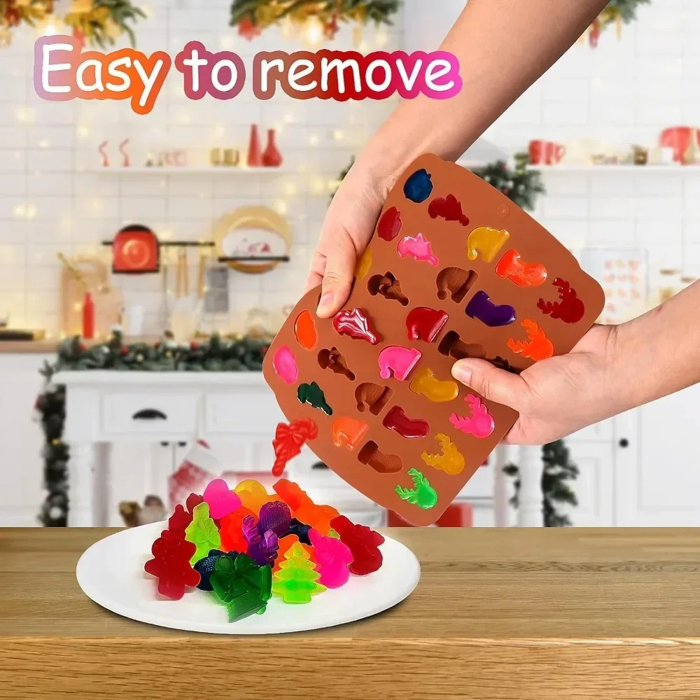 Christmas Silicone Chocolate M - Kitchen Baking Gloves 리뷰 및 가격