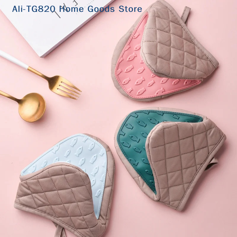 Silicone Anti-scalding Oven Gl - Kitchen Baking Gloves 리뷰 및 가격