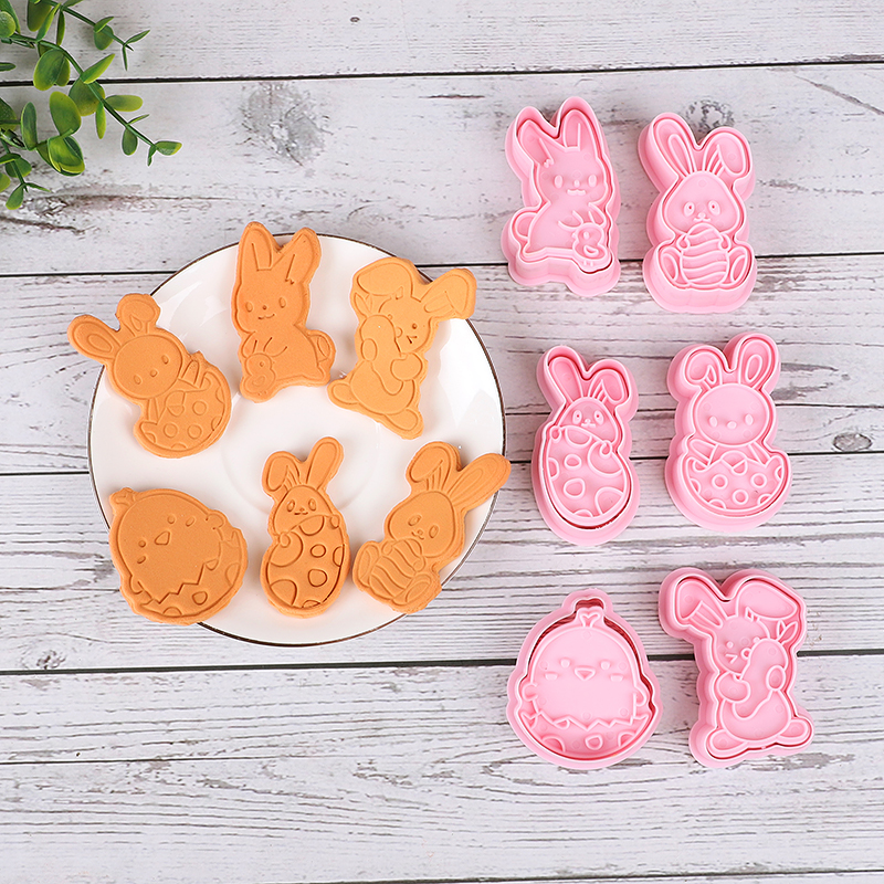 6pcs/Set Easter Bunny Cookie C - Baking Kitchen Set 리뷰 및 가격