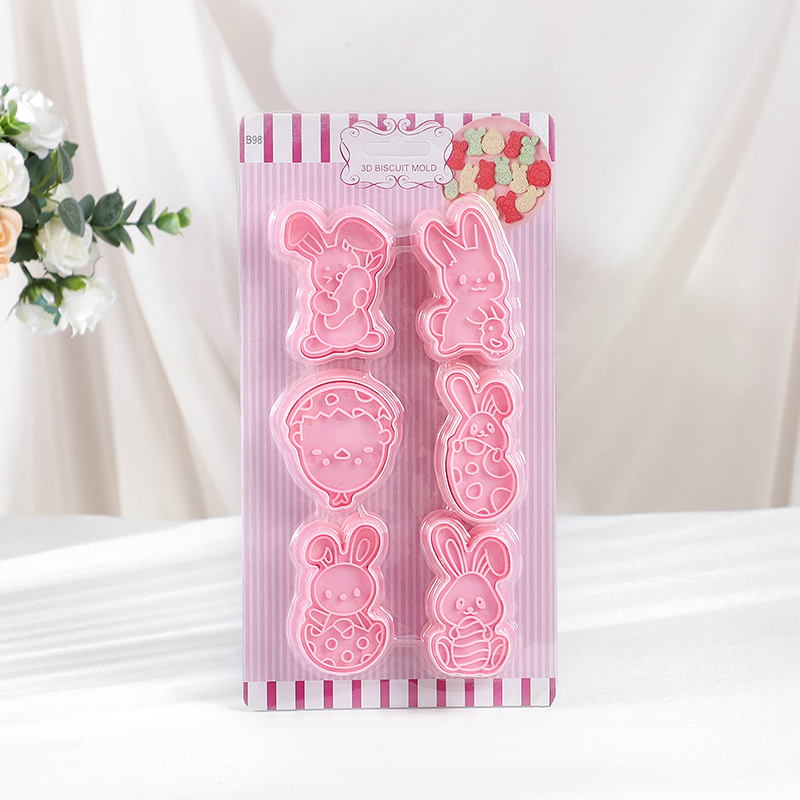6pcs/Set Easter Bunny Cookie C - Baking Kitchen Set 리뷰 및 가격